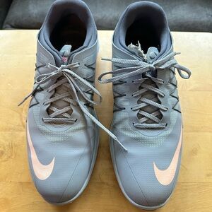 Nike Lunar Control Vapor Spikeless Grey Mens Size 11